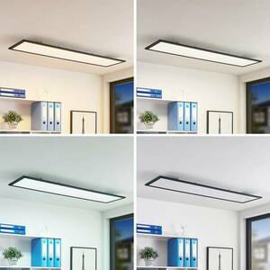Lindby Nelios LED mennyezeti lámpa, CCT 120x30cm kép