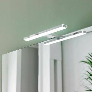 Esther 2 LED-es tükörvilágítás, króm, 28 cm kép