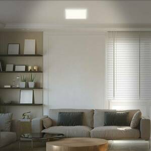 LED mennyezeti lámpa Karcsú, szögletes 29, 3 x 29, 3 cm kép