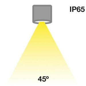 SLC MiniOne fix LED-es IP65 fekete 927 kép