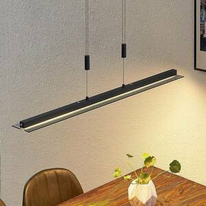 Lindby Berina LED függő lámpa, CCT, füstüveg kép
