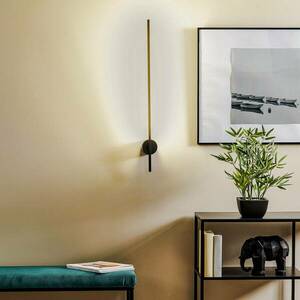 LED fali lámpa Shanghai egy izzós 3 000 K fekete kép