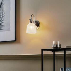 LED fürdősz. fali lámpa Cora üvegbúra, egy izzós kép