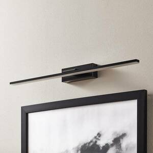LED fali lámpa Miroir 60 cm fekete 3000K kép