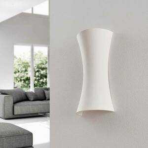 Edon gipsz fali lámpa, fehér, homorú, 30 cm kép