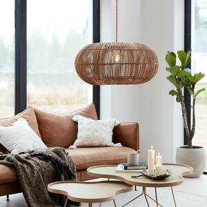 PR Home Zuri függőlámpa, rattanból, Ø 61 cm kép