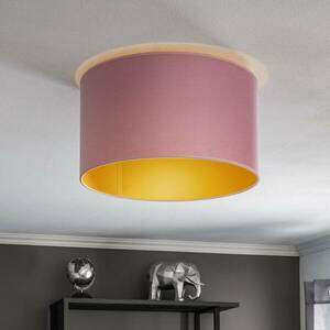 Golden Roller mennyezeti lámpa Ø40cm rózsasz/arany kép