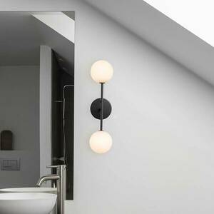 PR Home Sigma D LED fali lámpa két i. fekete/opál kép