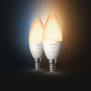 Philips Hue gyertya lámpa White Amb. 2x E14 5, 2W kép