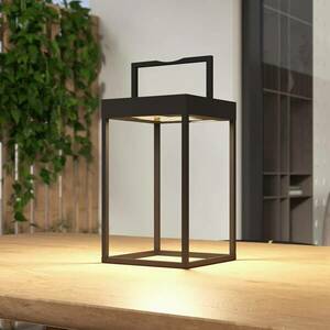 Lucande Lynzy LED napelemes lámpa, fekete, 38, 3 cm kép