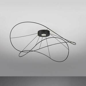 Axolight Hoops 2 LED-es mennyezeti lámpa, fekete színben kép