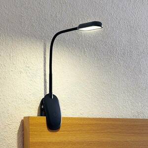 Prios LED bilincslámpa Najari, fekete, újratölthető akkumulátorral, USB, kép