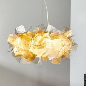 Slamp Clizia - designer függő lámpa, füstszürke kép