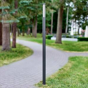 Lucande Sidny LED rúdlámpa s.szürke 220 cm kép