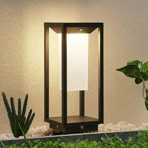 Lucande Eliel LED napelemes talapzati lámpa, 34 cm kép