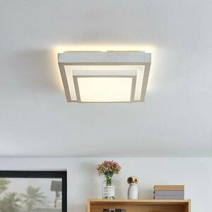 Lindby Mirco LED alu mennyezeti lámpa szögl 37, 5cm kép