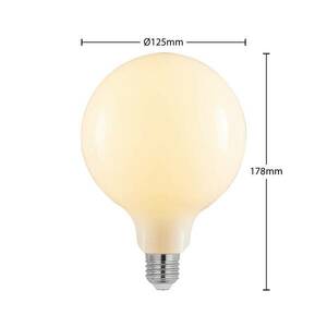 LED lámpa E27 6W 2700K G125 gömb, dimm., opál kép