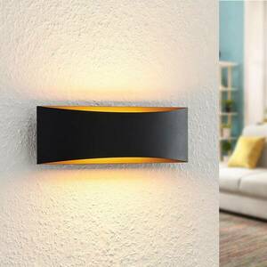 Arcchio LED fali lámpa Jelle, 27 cm, fekete kép