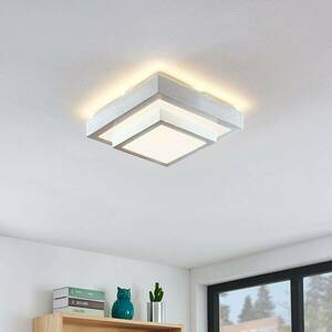Lindby Mirco LED alu mennyezeti lámpa szögl 27cm kép