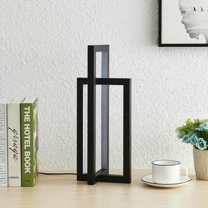 Lucande Hylda LED asztali lámpa fekete kép