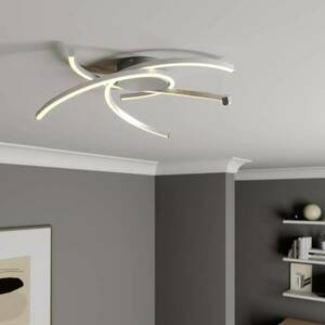 Lindby Katris LED mennyezeti lámpa, 58 cm, alu kép