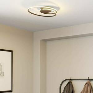 Lindby Xenias LED mennyezeti lámpa, fekete, 49x30 kép