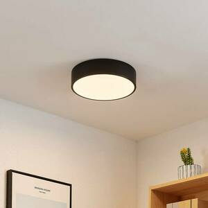 Lindby Simera LED mennyezeti lámpa 30cm, fekete kép