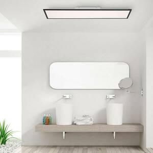 LED beépíthető panel Flat CCT, fekete, 119 x 29 cm kép