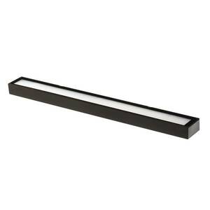 Mera LED fali lámpa, szélesség 80 cm, fekete, 3000K kép