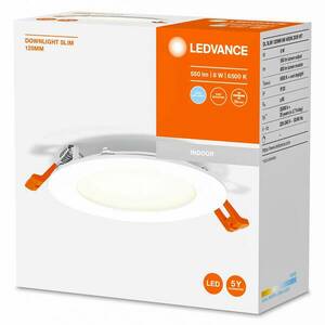 LEDVANCE Recess Slim LED süllyesztett lámpa Ø12cm 6500K kép