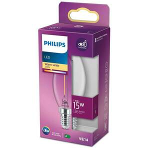 Philips LED Classic gyertya lámpa E14 B35 1, 4W átl kép
