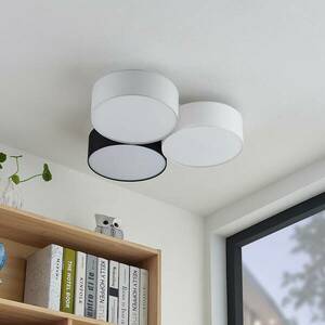 Lindby Janita LED-es mennyezeti lámpa, 3 lámpás, három színű kép