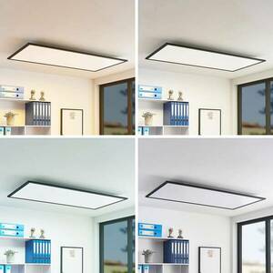 Lindby Nelios LED mennyezeti lámpa, CCT 120x60cm kép