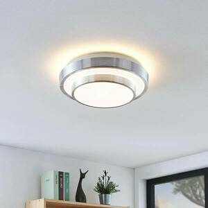 Lindby Naima LED alu mennyezeti lámpa kerek 29, 5cm kép