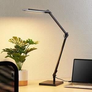 Lindby Antisa LED íróasztal lámpa CCT dimmerrel kép
