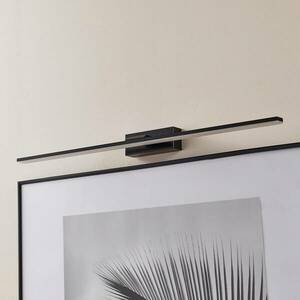 LED fali lámpa Miroir 80 cm fekete 3000K kép