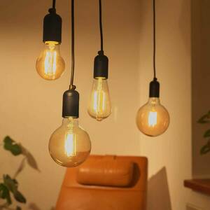 Denver LBF-405 E27 4, 9W LED lámpa G125 CCT WLAN kép
