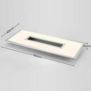 Durun LED mennyezeti lámpa, dimm, CCT, szögl, 96cm kép