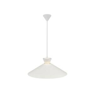 Tárcsás függőlámpa fém ernyővel, fehér, Ø 45 cm kép