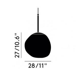 Tom Dixon Melt Mini LED függőlámpa rézből kép