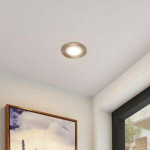 Lindby Noor RGBW LED beép. lámpa, nikkel kép