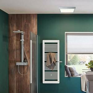 Paulmann Lunar LED panel, szögletes, króm, 40x40cm kép