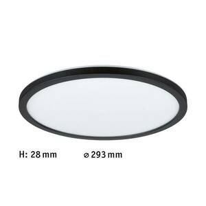 Paulmann Atria Shine panel be/ki fekete 830 Ø29cm kép