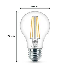 Philips LED izzó E27 7W 850lm 4000K átlátszó 6db kép