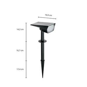 Prios Helier LED napelemes reflektor földnyárssal kép
