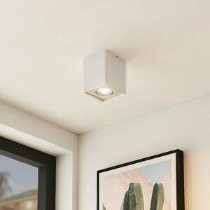 Lindby Laron GU10-Downlight, szögl., feh. kép