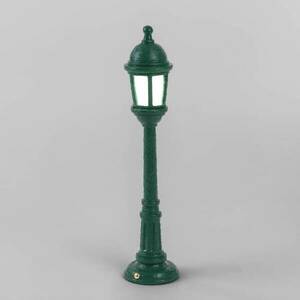 LED külső dekorvilágítás Street Lamp, akku, zöld kép