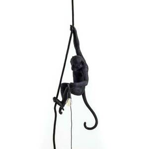 LED kültéri függő lámpa Monkey Lamp függő fekete kép