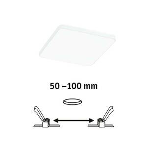 Paulmann Veluna Edge LED LED süllyesztett IP44 4000K 12x12cm 12x12cm kép