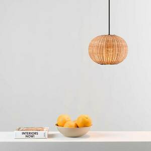 Haka függőlámpa rattan ernyővel, Ø 25 cm kép